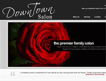 Tablet Screenshot of downtownsalonmadison.com